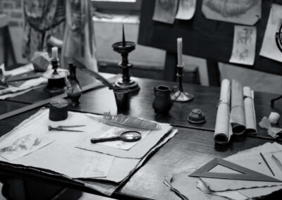 Leonardo's studio