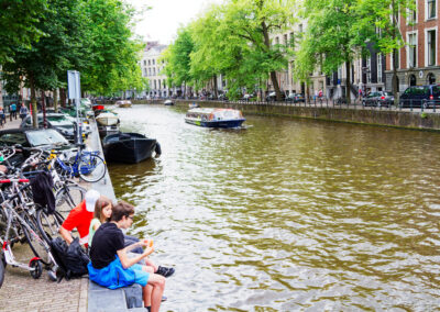 Amsterdam canal view